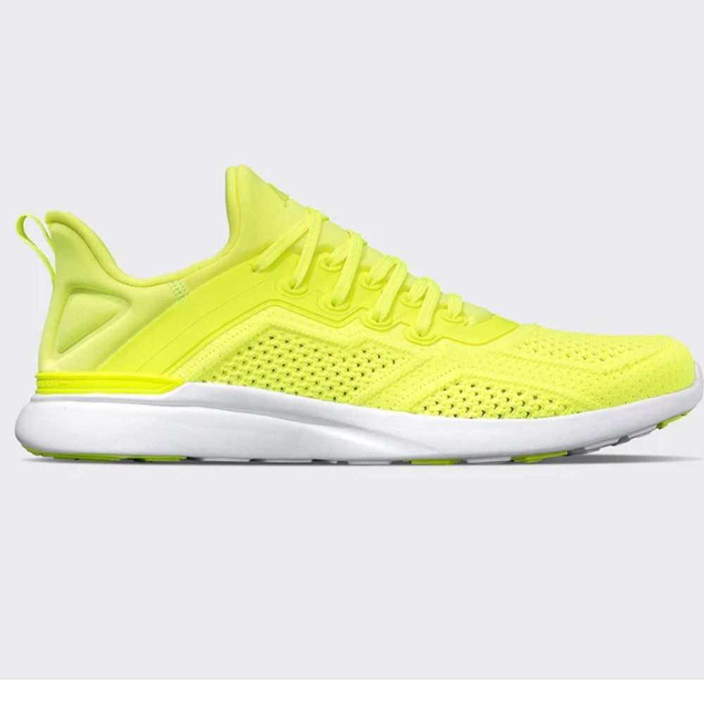 APL Men’s TechLoom Tracer Shoe in Neon Yellow size 8
